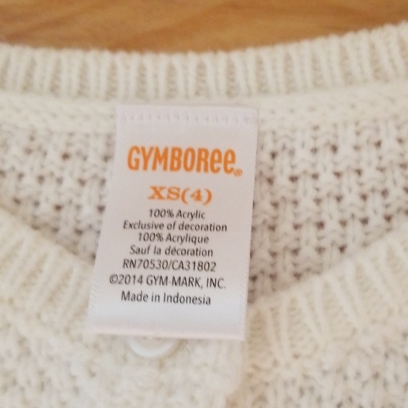 girls size 4 gymboree sweater - Picture 2 of 2